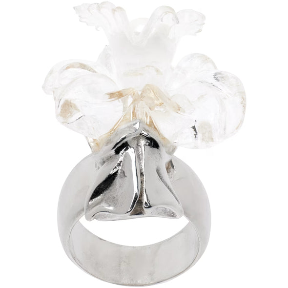 White 'Bodas de Perla' Ring by La Manso