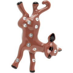 Brown Deer Charm Earrrings by Marni