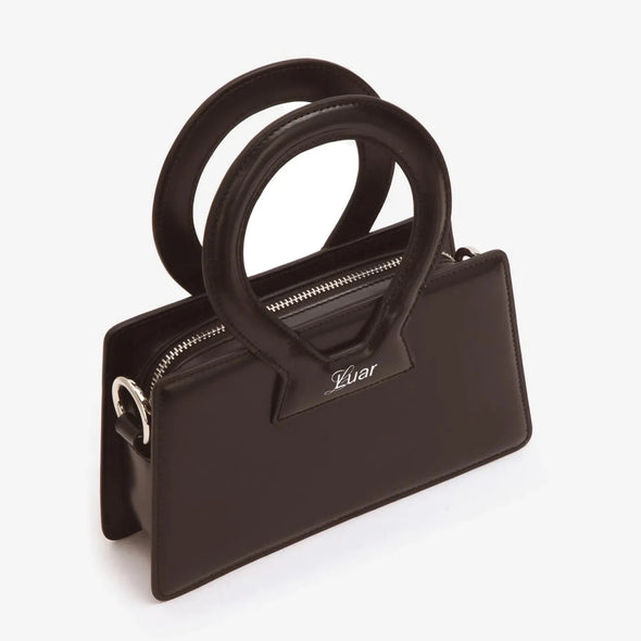 Luar Espresso Embossed Small Ana Bag