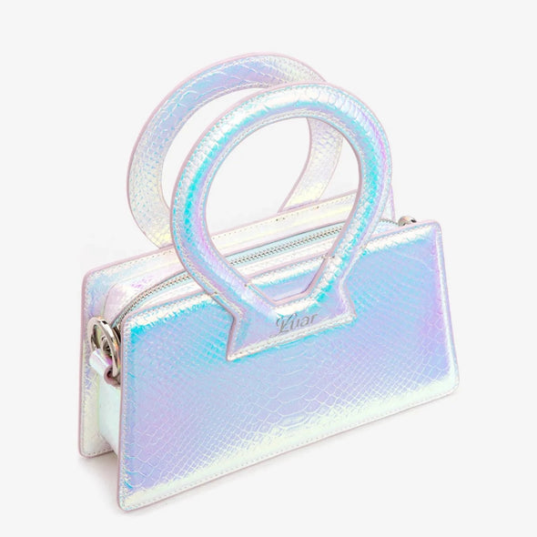 Luar Iridescent Embossed Small Ana Bag