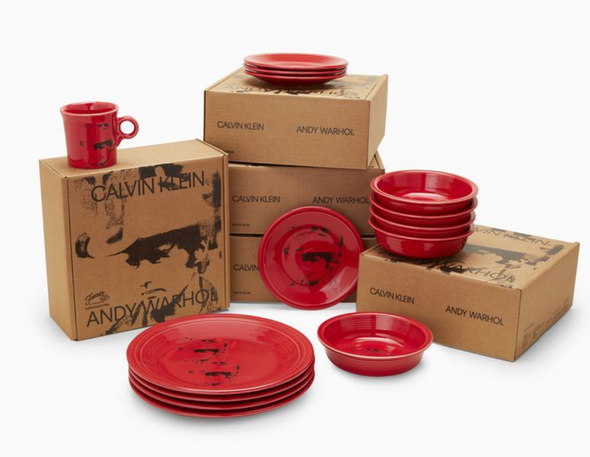 Andy Warhol Dennis Hopper Dinnerware Set by Calvin Klein