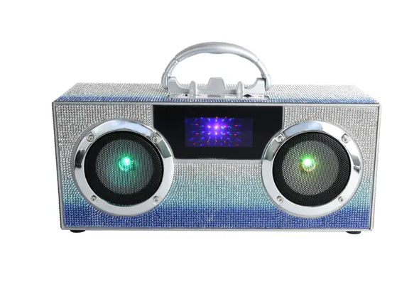 Bling Boombox Mini in Blue Ombre